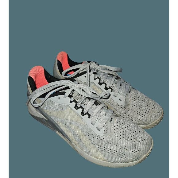 Reebok Gray Nano X1 Running Cross Training Athletic Sneakers Women Size 10.5 - Picture 6 of 13